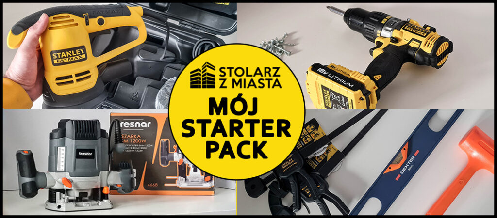 mój starter pack elektronarzędzi stolarskich